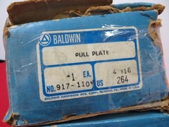 2 sets BALDWID Push and Pull Plate 4″ x 16″x8″ with Handle US Stainless SteelD