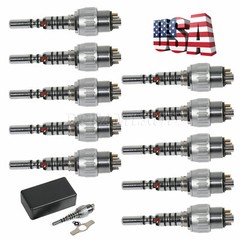 Dental LED 6-Hole Quick Coupler For kavo LED Fiber Optic High Speed Handpiece