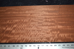 Mahogany Raw Wood Veneer Sheet 11 x 38 inches 1/42nd BLEMISHED 4669-79