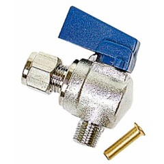 Dial 9443 Durable Stainless Steel Evaporative Angle Ball Valve 1/4 x 1/8 MPT in.