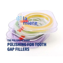 LA MIERE 4mm x 6M Tooth Polisher Dental File, for Teeth Coarse, Purple