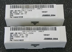 200 Pieces Vishay Dale RN55C1002B 10K Ohm Resistors 1/10 Watt 0.1% Tolerence