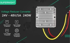 Golf Cart DC 24V Step Up to 48V 5A 240W Boost Power Converter Voltage Regulator