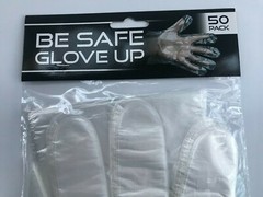 100 200 / 500 / 1000 / 2000 Count – Clear PE Poly Food Service Gloves Non-Latex