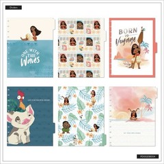 Undated Disney Moana Planner Size BIG VERTICAL LAYOUT – 12 MONTHS