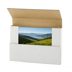 Golden State Art, 25 Pack 10.75×7.5×2 inch Easy-Fold 10.75×7.5×2, White