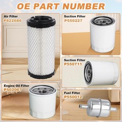 Vehicle Specific Filter Set for Kubota – Includes Air, Oil, Fuel & HST Filters