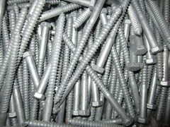 10 Hex Head 1/2 x 12″ Lag Bolts Hot Galvanized Wood Screws