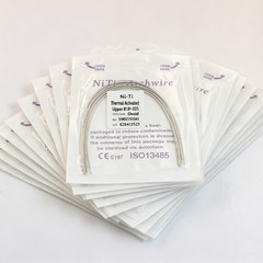 Dental Ortho Heat Thermal Activated Niti Rectangular Arch Wire Ovoid Form
