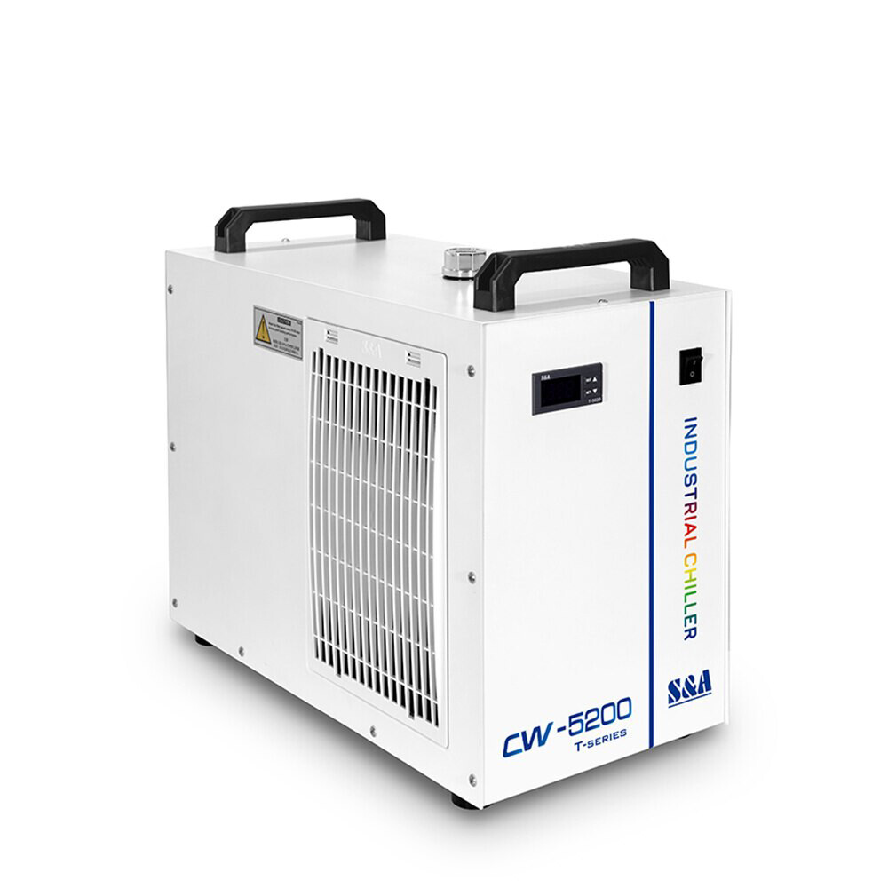 Industrial Water Chiller Cool 80KW Spindle CNC Tube CW-5200TH 220V 60HZ
