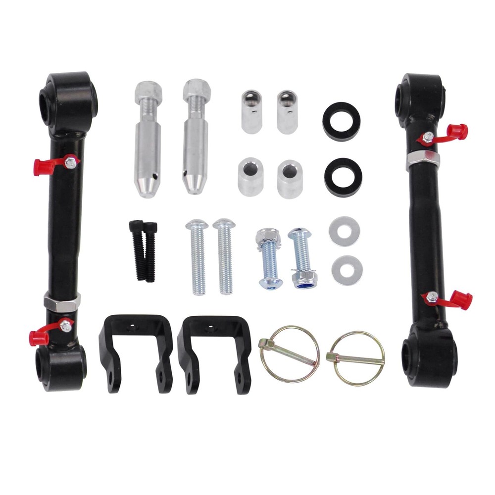 Front Adj SwayBar Link Quick Disconnect Jeep Wrangler TJ 97-06 2.5-6in Lift 2030