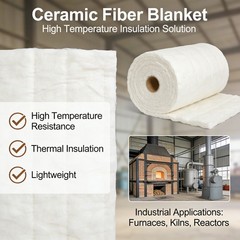 MODIGT 24″x48″ Long Service Life Ceramic Fiber mat for Industrial Pipes