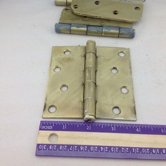 Stanley Door Hinges 3 2x4in round edge 1 2.25x4in Rectangle 1 2×3.5in Rectangle