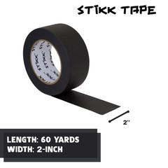 STIKK Painters Tape – 1Pk Black Painter Tape – 2 Inch X 60 Yards – Paint Tape fo