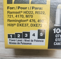 Ramset 42CW .22 Caliber Yellow master shot, triggershot, Hammer shot *10 Boxes*