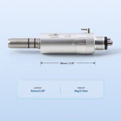 Dental Low Speed Straight Handpiece Kit Latch Contra Angle Air Motor 2/4 Holes