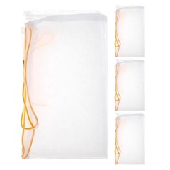 4 Pcs Red Wine Filter Bag Making Strainer Ultrafine Drawstring Brewing