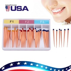 AZDENT Dental Gutta Percha Points / Absorbent Paper Endodontics Root Canal F1-F3
