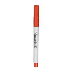Sharpie Permanent Markers, Ultra Fine Point, Red, 12 Count – Home, Office,