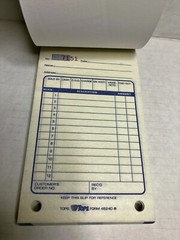 TOPS Sales Order Book #46240…2-Part Carbonless – 7 Pack – 50 pages per pack.