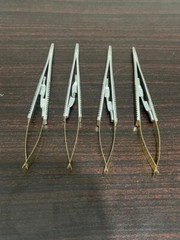 Lot of 4 HU FRIEDY Castroviejo straight Needle Holder 7″ 18cm NH5024