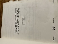Case 1190, 1290 And 1390 Tractors Service Repair Manual, Dealer Copy