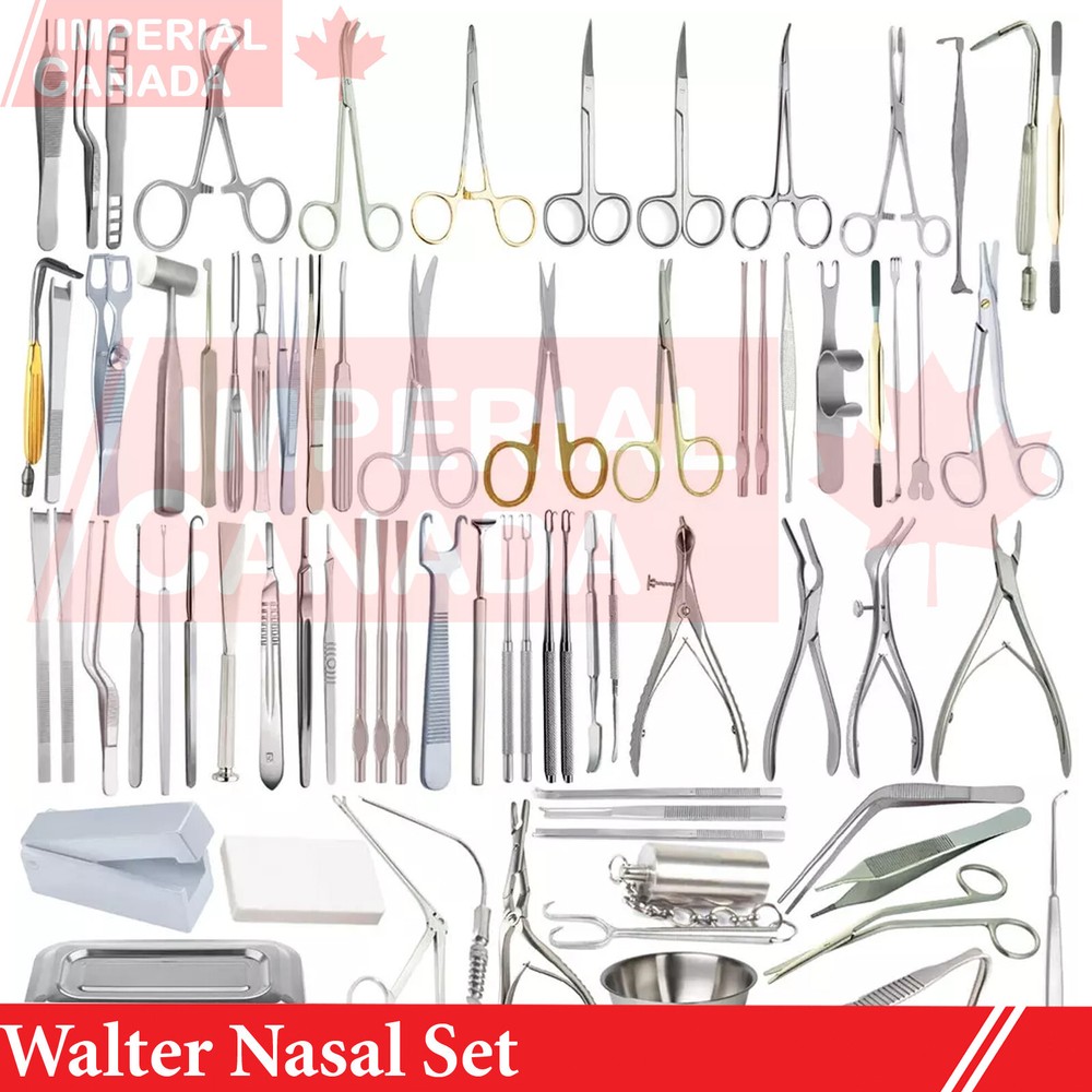 Walter Nasal Set of 81Pcs for nose reshaping, Nose Surgery Set Nasal Inst OP-200