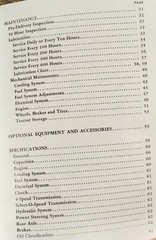 Ford Series 1801-D Diesel Industrial Tractor Owners Operators Manual Book