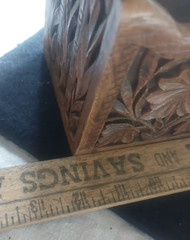 1970s Retro Desk Organizer 3 Tier 6 Slot Holder Faux Wood Lerner