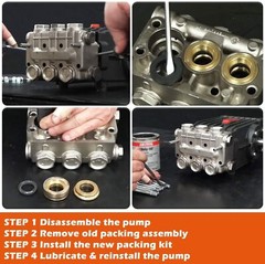 General Pump Kit 69 Packing Kit 20mm for GP K69 Interpump TS2010 TS1511 47series