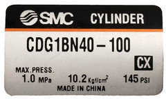 NEW SMC PNEUMATIC CYLINDER CDG1BN40-100 CDG1BN40100