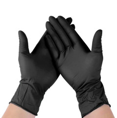 Pulse Ultra Black Powder-Free Nitrile Exam Gloves, Size Large – Case of 2,000