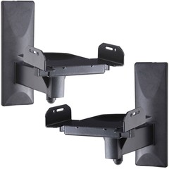 VideoSecu One Pair of Side Clamping Bookshelf Speaker Mounting Bracket with S…