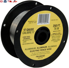 Electric Fence Wire 250ft Spool Aluminum Wire 17 Gauge