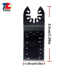 48 Pack Bi-Metal Oscillating Multi Tool Saw Blades 24Pcs 1-3/8 & 24Pcs 1-3/4