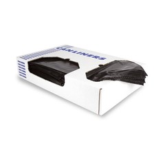 RJ Schinner Co Heritage Heavy Duty Trash Bag, Black, 45 gallon Capacity (125/CS)