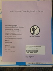 ​Agilent GCMS MassHunter License Kits M5890-64001 M5890-64002 WS Acquisition DA