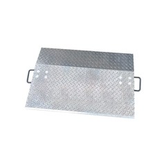 24″ x 36″ Aluminum Economizer Hand Truck Dock Plate 3600lbs 3/8″ Plate Thickness