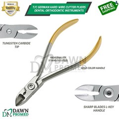 T/C German Hard Wire Cutter Pliers Dental Orthodontic Instruments 15 Degree CVD
