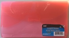(NWT) JOT Pink 6 Pocket COUPON HOLDER Organizer Expanding File Receipts Recipes