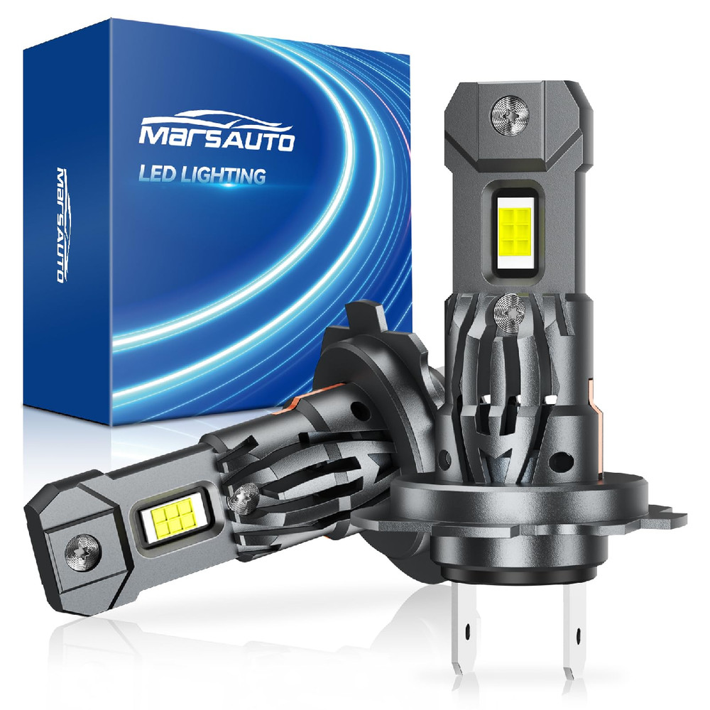 Marsauto H7 Driving Lights 48000Lm High Bright 6000K Cool White H7 Light Bulbs