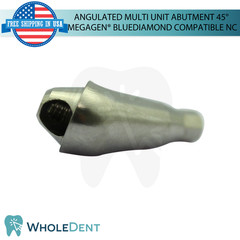 1X Angulated Multi Unit 45° Prosthetic NC Compatible with Megagen® BlueDiamond
