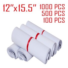 12×15.5 Poly Mailers Plastic Envelopes Shipping Bags 2.5 Mil Premium