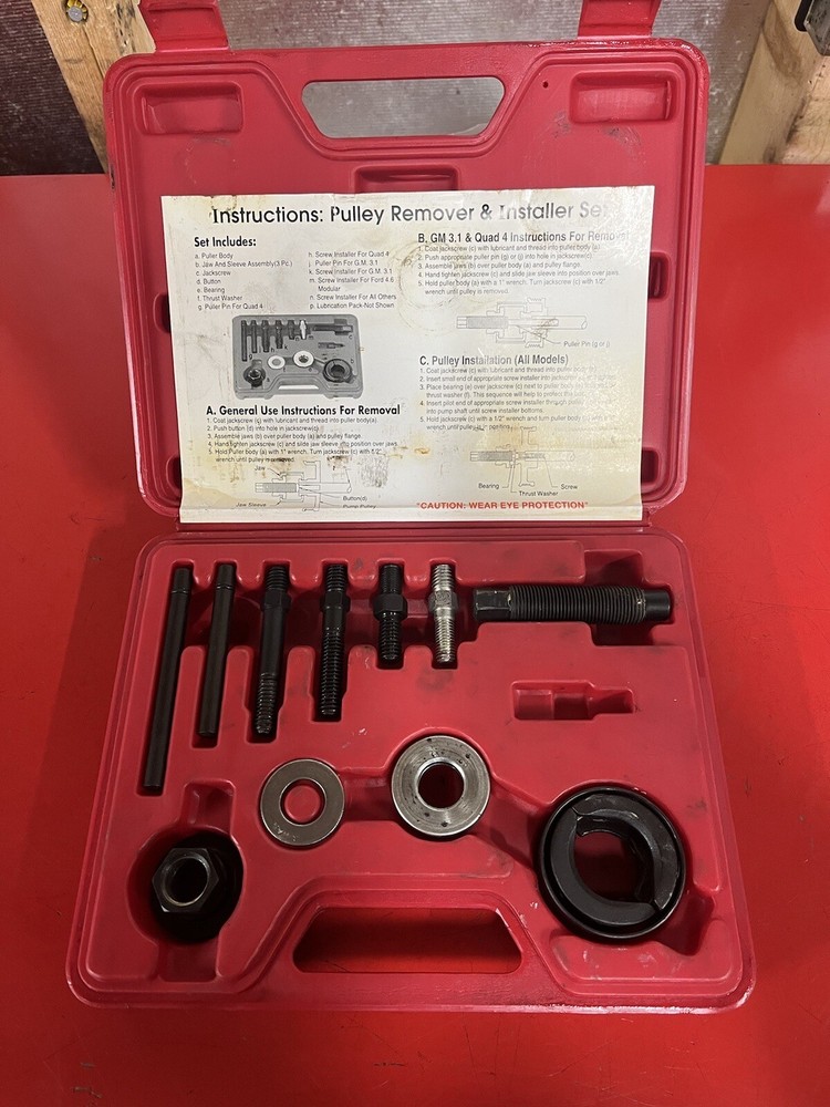 Pulley Puller and Installer Kit AST-7874 Missing small pin