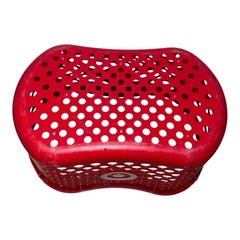 Target Full Size Basket Gray Handle Red Bullseye Logo Shopping Storage 18×11