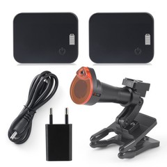 Wireless 5W Dental LED Clip-On Headlight 2 Magnetic Battery for Binocular Loupes