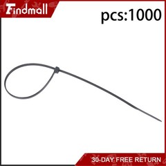 Findmall 1000Pack 12″ Zip Ties Nylon Cable Ties 60 lbs Self-locking UV Resistant