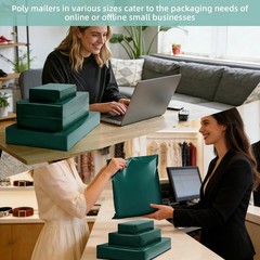 Poly Mailers Multi Size 10×13″, 12×15.5″, 14.5×19″ 60 Pack (20 per Size) Ship…