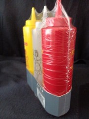 TableCraft 3-Pc Nostalgia Squeeze Bottles12oz EA Ketch/Must Mayo Hand Wash Only