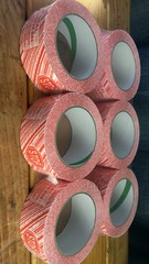 6 Rolls- Tape Uline Tape Stop if Seal is Broken 2″ x 110 yard Per Roll ULINE